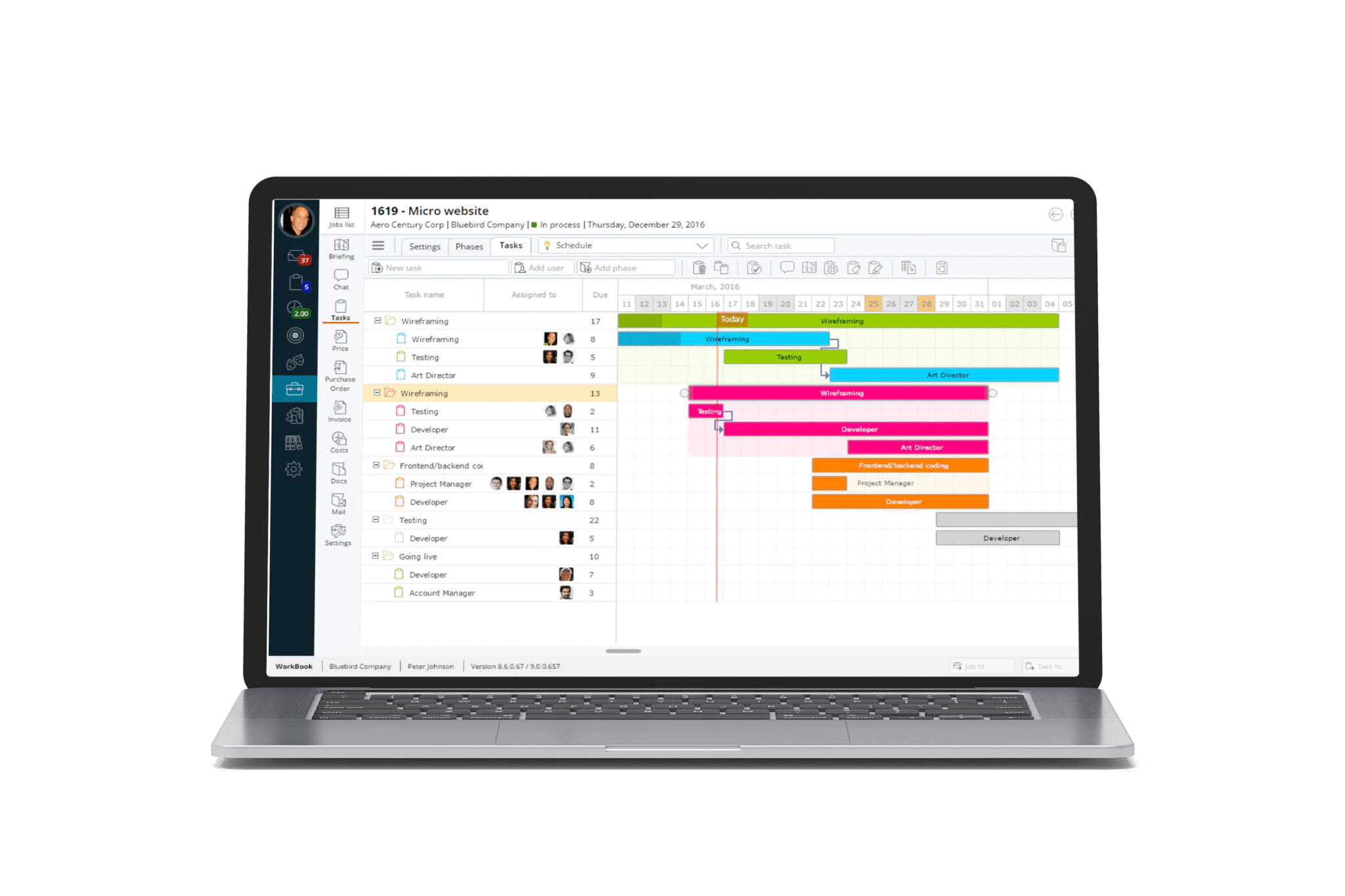 WorkBook agency management system